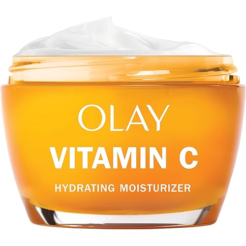 Olay Vitamin C Face Moisturizer, Brightening Cream for Women, Instant Hydration, Evens Tone, Dark Spot & Hyperpigmentation Reduction, Glowing Skin Care - Niaciniamide, Lactic Acid, 1.7 Oz