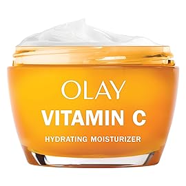 Olay Vitamin C Face Moisturizer, Brightening Cream for Women, Instant Hydration, Evens Tone, Dark Spot & Hyperpigmentation Reduction, Glowing Skin Care - Niaciniamide, Lactic Acid, 1.7 Oz