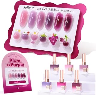 Double Rhythm 6 Pcs 15 ML Gel Polish Set Same Color Same Bottle Soak Off...