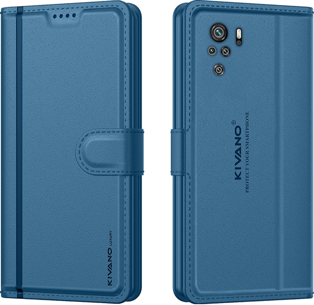 KIVANO LUXE® Compatible with Xiaomi Redmi Note 10 / Xiaomi Redmi Note 10S Artisanal Leather Wallet with Card Holder for Men Women, Magnetic Flip Folio Cover with Stand RFID Blocking Cell Phone (B0CB4PB6DC) Amazon Price History, Amazon Price Tracker
