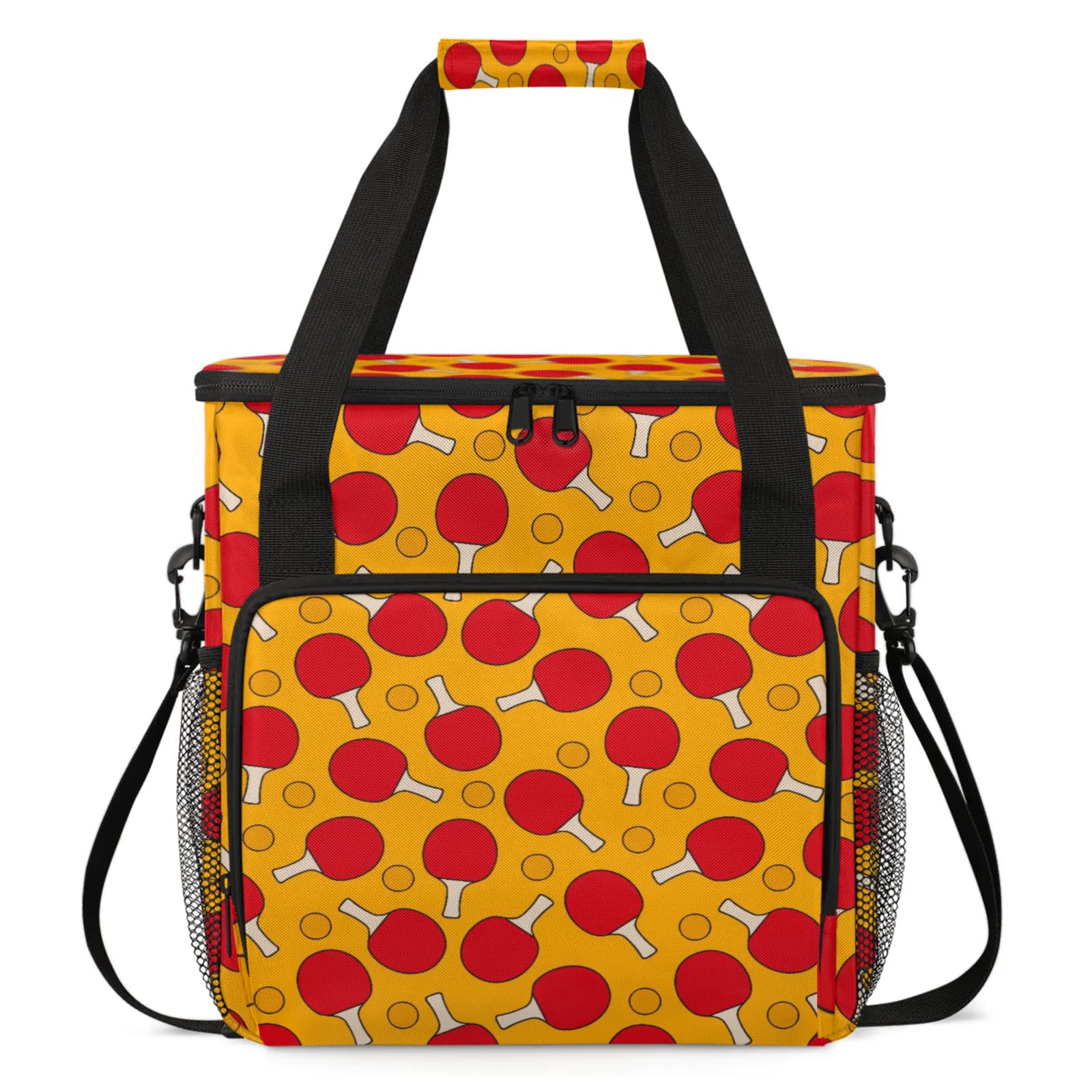 Adornori Ping Pong Coffee Maker Travel Bag, Ping Pong Large Carrying Storage Case Insulated Reusable Cooler Grocery Bags