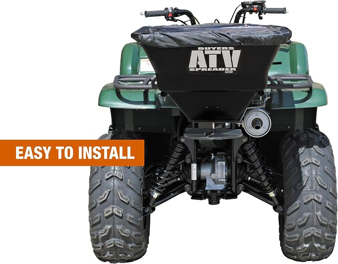 Esparcidor ATV 100 lb Polietileno 20x23x13in 12V miniatura 10