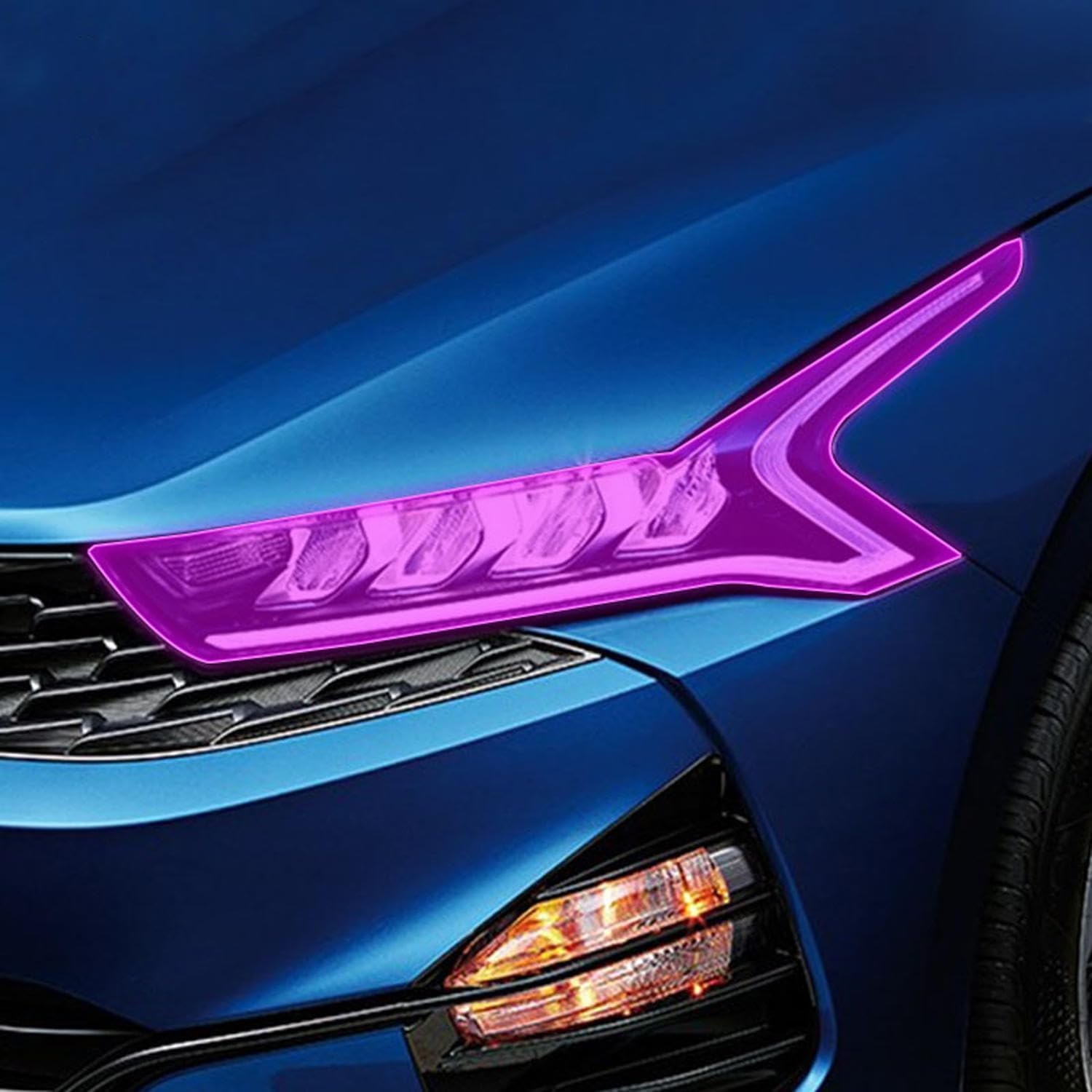 Samlng Transparent Car Front Light Film For Kia Dl3 K5 2020-2023 Car Exterior Film Tpu Ppf Headlamps Protective Film Anti Scratch Repair Membrane Smoked Headlight Refit
