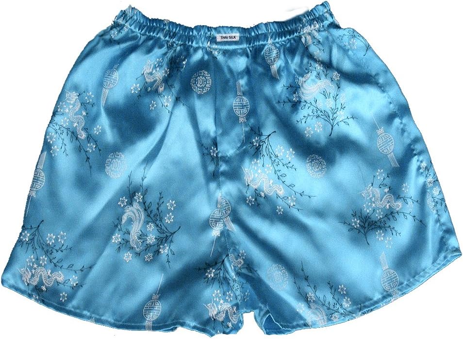 Men's Thai Silk Boxer Shorts, Chinese Art Design Best FIT for Waist 2832 Inch Amazon.ca Home