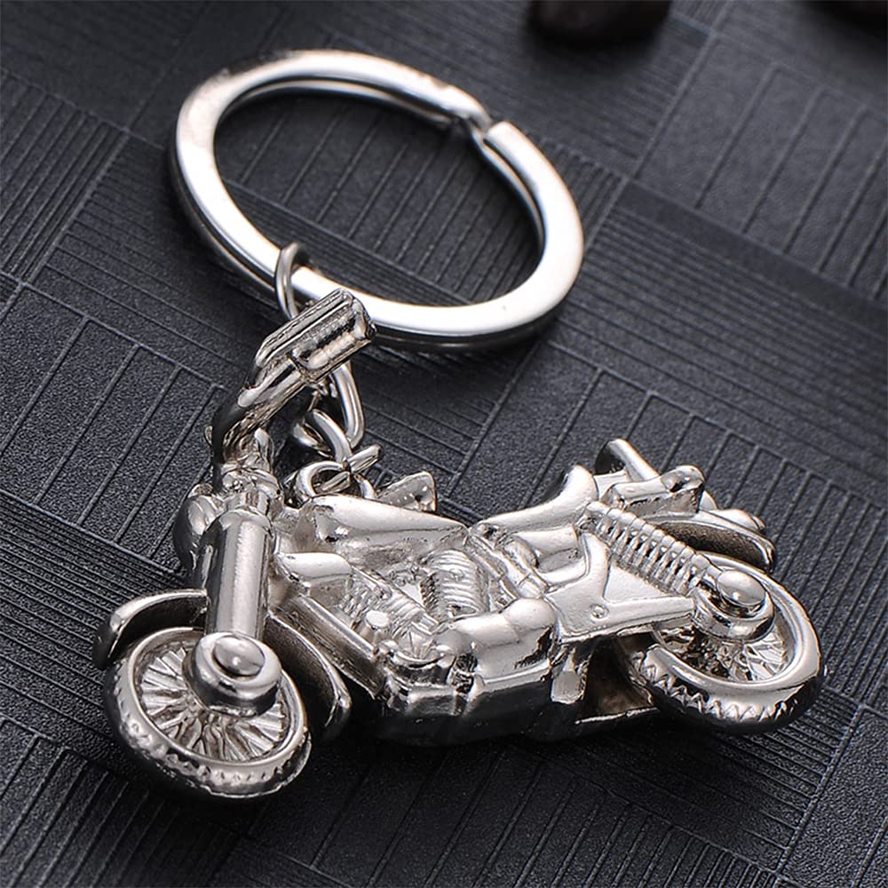 MAFELOE Keychains for Bag Handbag Charms Decoration, Key Pendant Accessories Ornament for Men Women- Motorcycle Shape