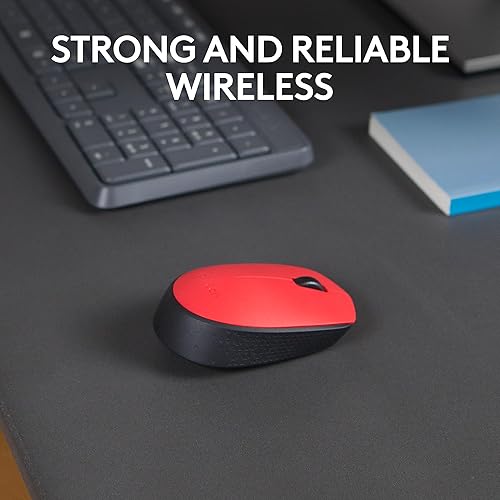 Miniatura 2 de Logitech Mouse inalámbrico M170 para PC, Mac, portátil, 2.4 GHz con mini receptor USB, seguimiento óptico, duración de la batería de 12 meses,