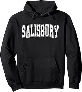 SALISBURY MD MARYLAND USA Vintage Sports Varsity Style Pullover Hoodie