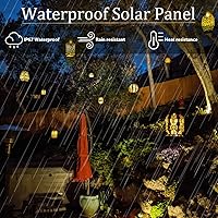 Vista 4 de Piezas de repuesto de luz solar, paquete de 2 luces solares de repuesto, insertos de luz solar de 8 lúmenes para linternas, caja de batería