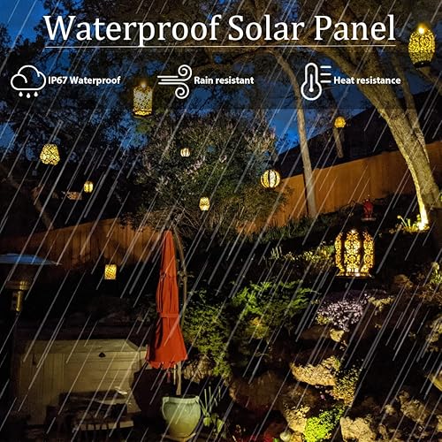 Miniatura 4 de Piezas de repuesto de luz solar, paquete de 2 luces solares de repuesto, insertos de luz solar de 8 lúmenes para linternas, caja de batería