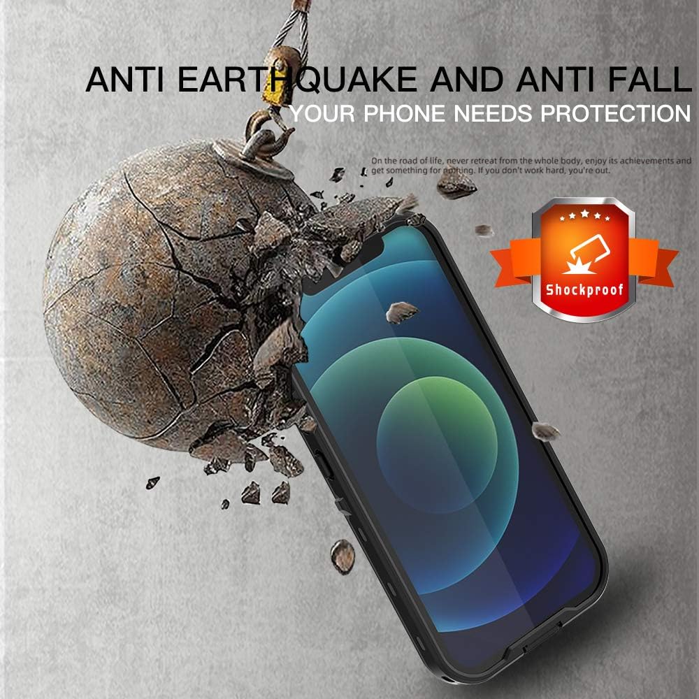 Prоduсt Dеаl DOOGE for iPhone 12 Mini 5.4 Waterproof Case, Magsafe IP68 Shockproof Dirtproof Snowproof Heavy Duty Full Protection Rugged Waterproof Case with Kickstand Screen Protector for iPhone 12 Mini 5.4