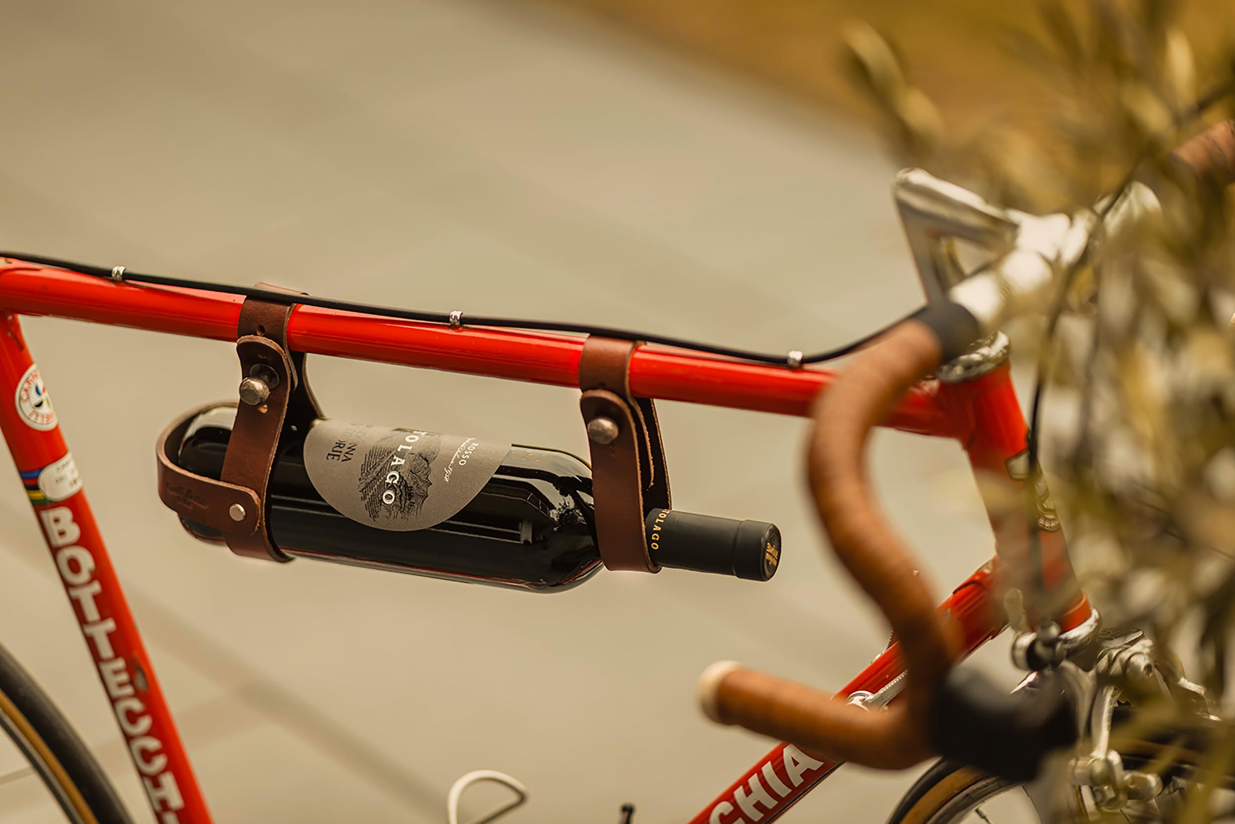 Portaborraccia Per Bicicletta ZEFAL Classic - In Acciaio Con Rivestimento In Pelle, Stile Vintage - Foto 5