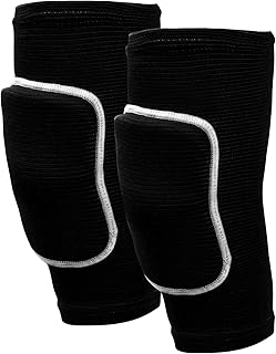 Dokpav Soft Knee Pads, Volleyball Knee Pads, Dance Knee Pads Unisex, Thick Sponge Knee Sleeve, Anti-Slip Knee Protector, Soft Breathable Knee Pads for Athletic Use, Workout Climbing, Medium (black)