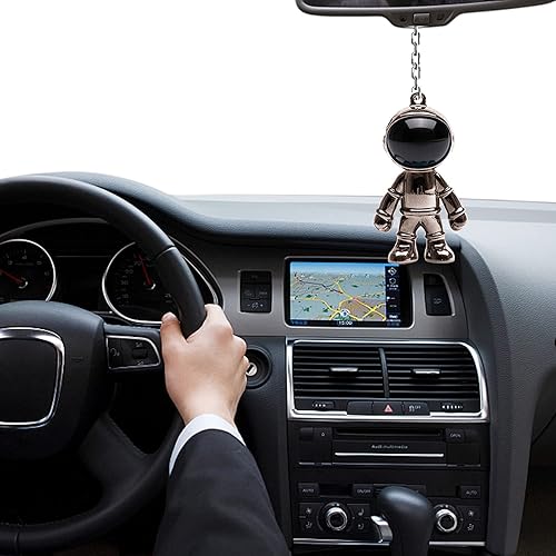 Miniatura 5 de Llavero de astronauta espacial, llavero de robot espacial, bolsa de monedero, encantos de espacio, regalos para amantes del espacio para hombres y