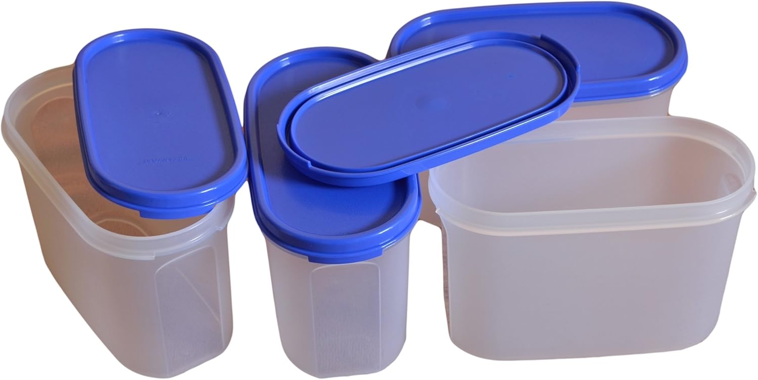 Amazon Crazy 🔥 Deals Tupperware Modular Mates Oval 2 Container Set, 1.1 Litres, 4-Pieces