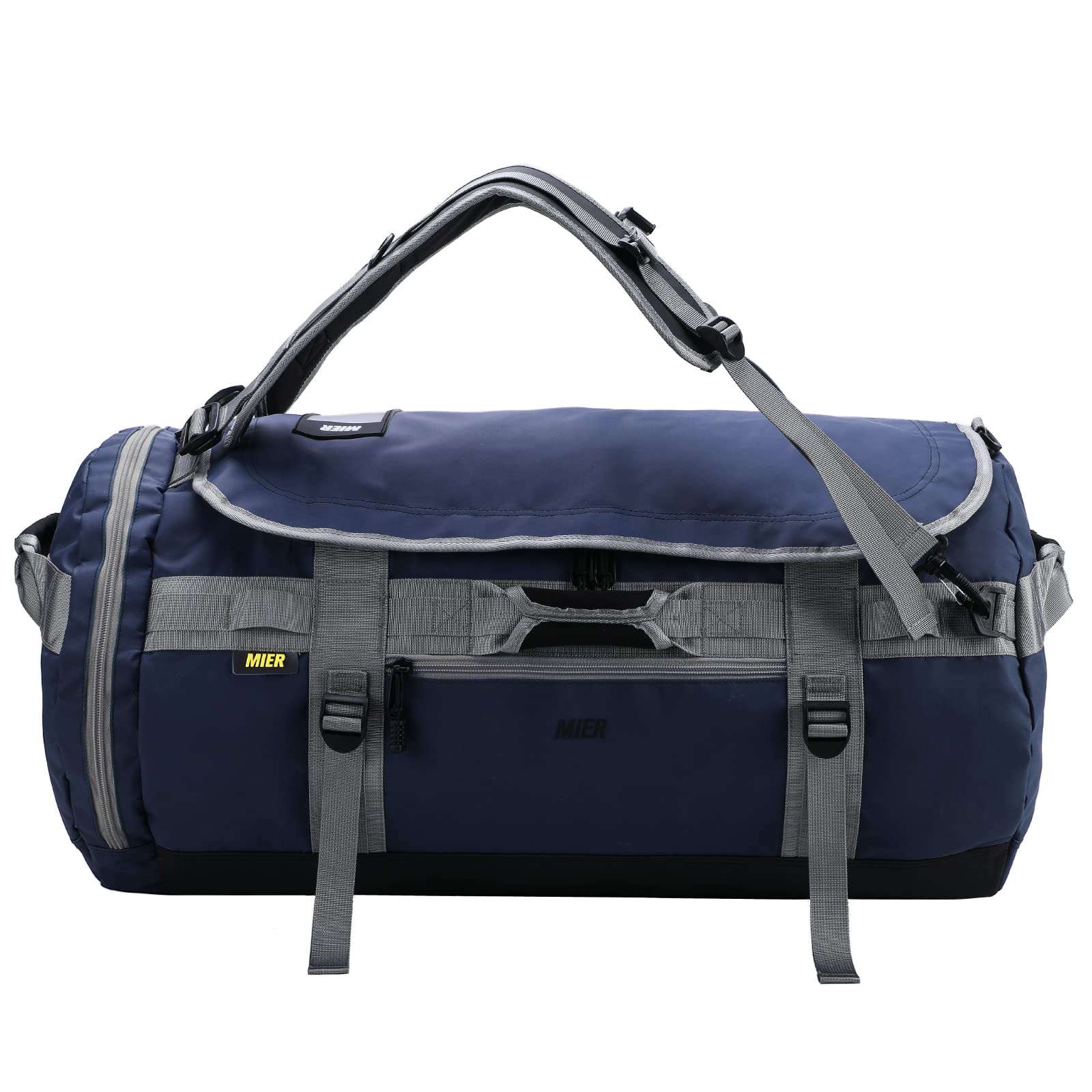 MIER Gym Bag Travel Bag Man with Shoe Compartment,Convertible Duffel Backpack with Shoulder Straps - Image 3