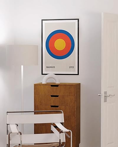 Vista 491 de HAUS AND HUES Evil Eye Decor - Navy Blue Wall Art, Evil Eye Wall Decor, Mykonos Artwork, Evil Eyes Print, Big Eyes Painting Print, Evil Eye Poster