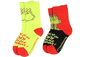 Dr. Seuss The Grinch Kids Socks: Making Feet Merry Grinchy!
