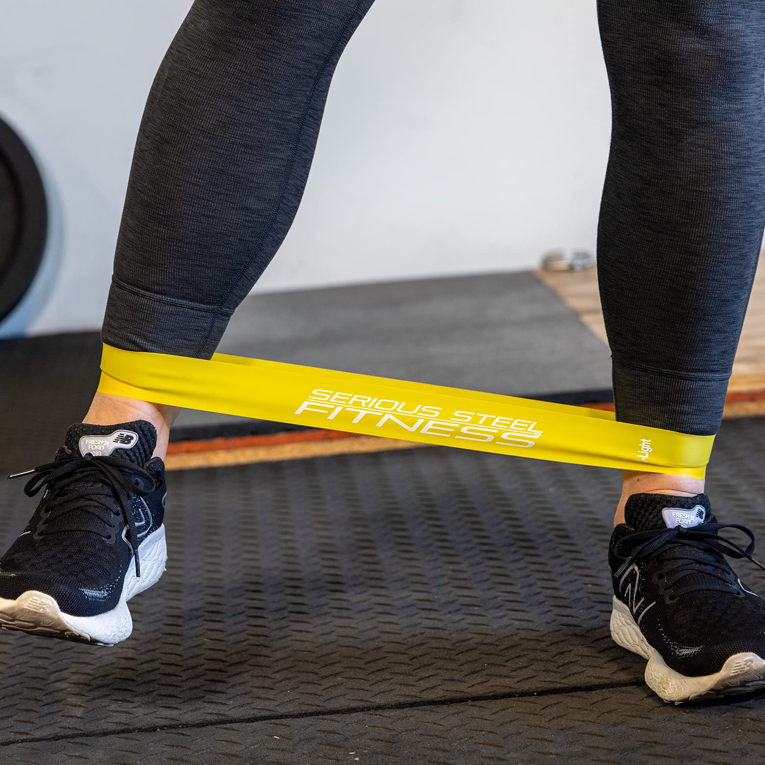 Serious Steel - Mini Bandas de Resistencia para Fitness, Bandas elásticas de rehabilitación y prehab, Bandas de Entrenamiento de Ejercicio de 12 pies (Juegos de 5 Paquetes y Juegos de 10 Opciones de
