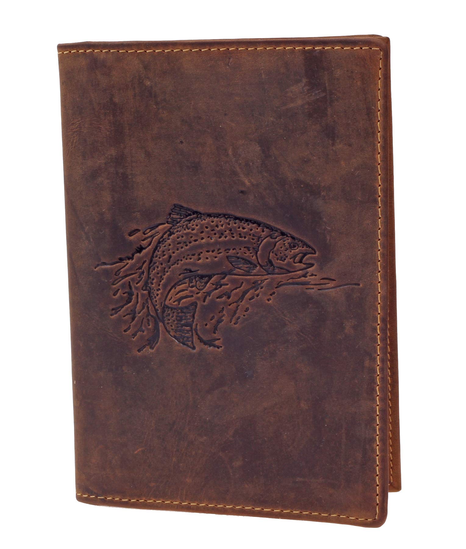 Greenburry Vintage identity card case leather 12 cm, Brown