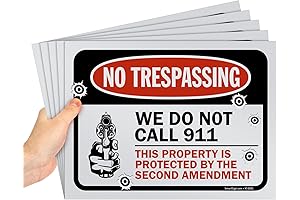 Trespassing Warning Sign - Protect Property