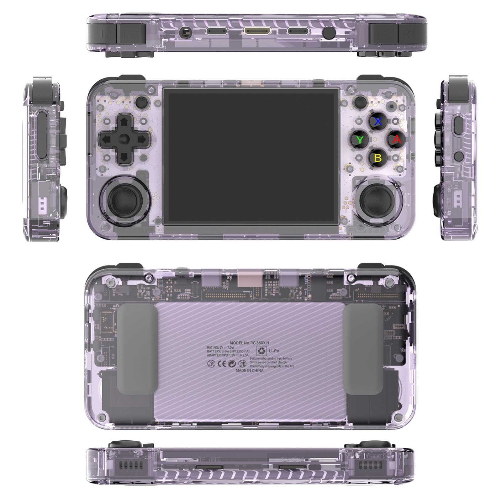 Console di portatile, Console di portatile retrò | Console di | arcade,Console di portatile portatile, videogiochi portatili con schermo da 3,5 pollici, miglior regalo per bambi