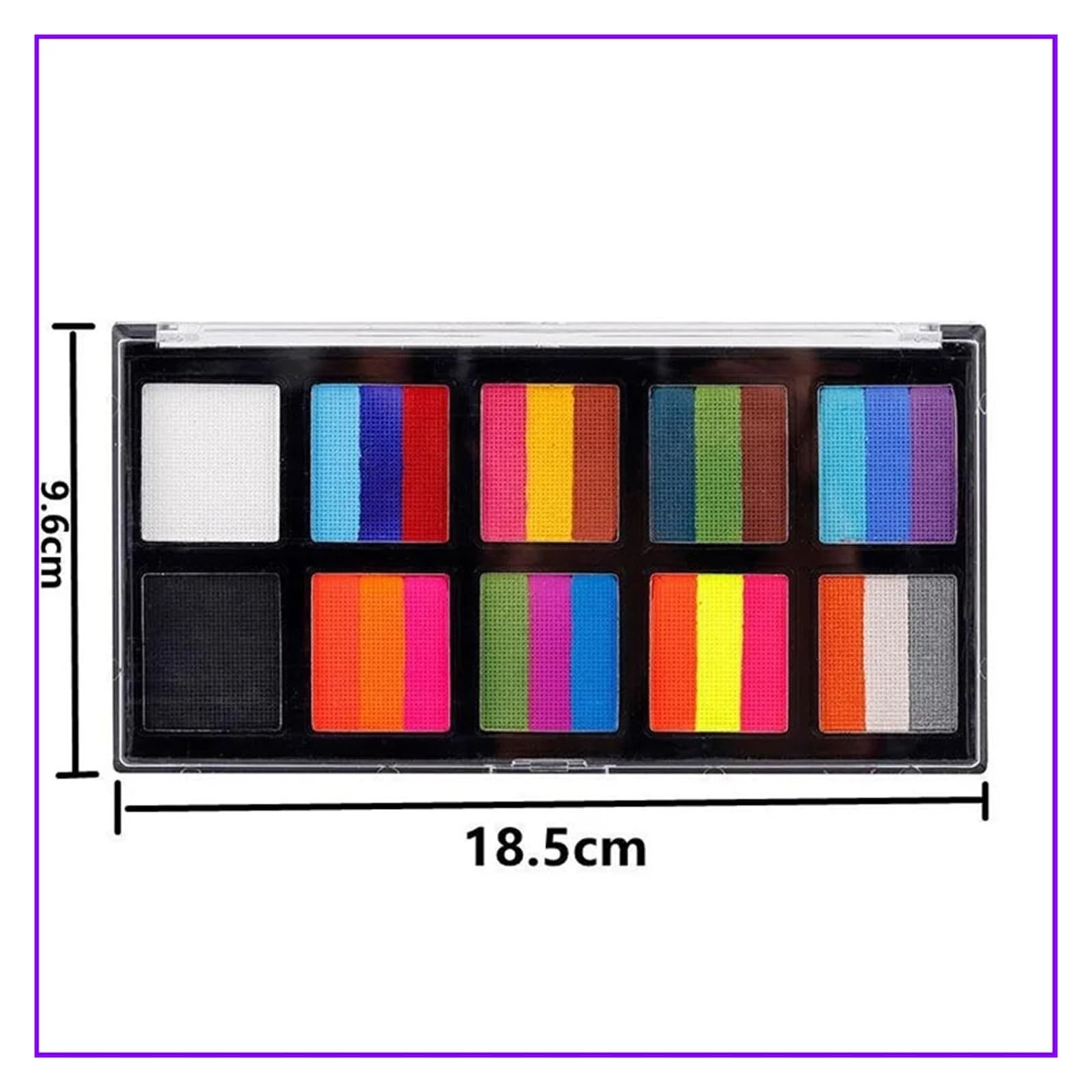 paleta de pintura corporal Paleta de pintura facial y corporal(Set (As shown))
