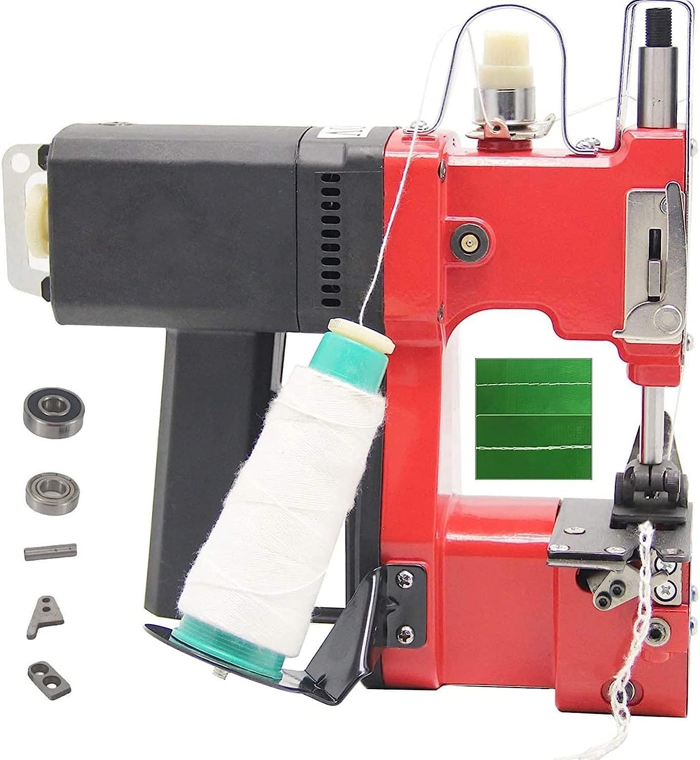 Eoweiot Automatic Bag Closer Machine, Portable Electric Sewing Machine for Woven Bags and Sacks, Fast & Efficient 2s/Bag Packing Solution