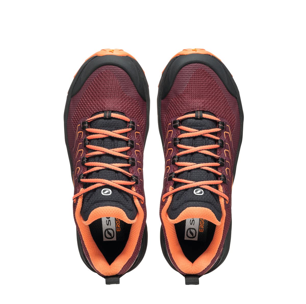 Scarpa Damskie buty Rush 2 GTX Gore-Tex wodoodporne do wędrówek, Bordowy / zakurzony pomarańczowy, 38.5 EU