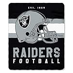 Northwest NFL Las Vegas Raiders Unisex-Adult Fleece Throw Blanket, 50 x 60, Singular