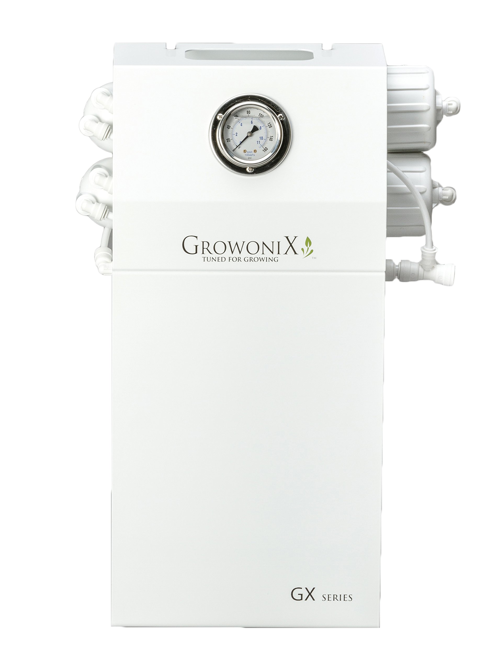 GROWONIX GX400-KDF 400 Gallon Per Day Reverse Osmosis System Ultra High Flow Rate Water Purification Filter for Hydroponics Gardening Growing Drinking H20 Coffee Point of use On Demand Purifier