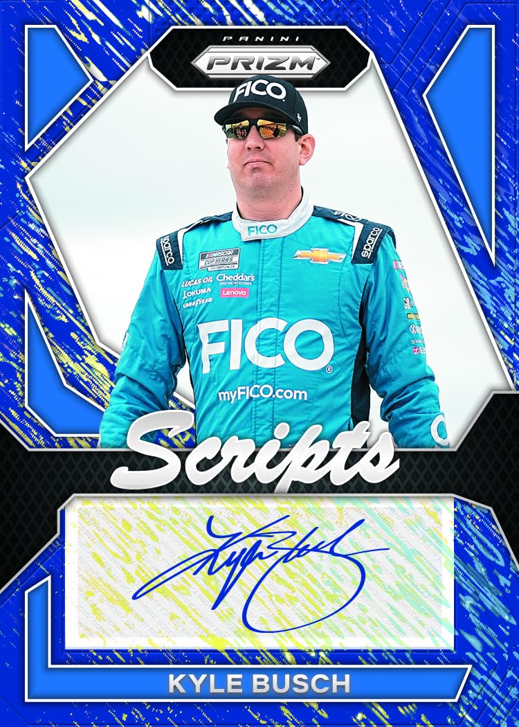 Panini Prizm NASCAR Racing Blaster Box 2024 – Tarjetas oficiales de carreras – Incluye premios exclusivos de Blaster, insertos y novatos – Caja de venta al por menor de Panini sellada
