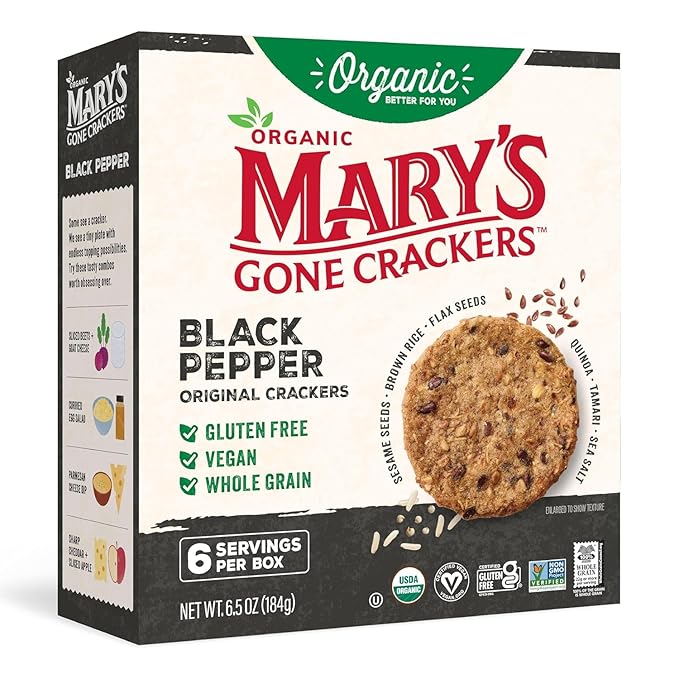 Mary's Gone Crackers Variety Pack 6PK - Galletas Orgánicas Sin Gluten miniatura 3