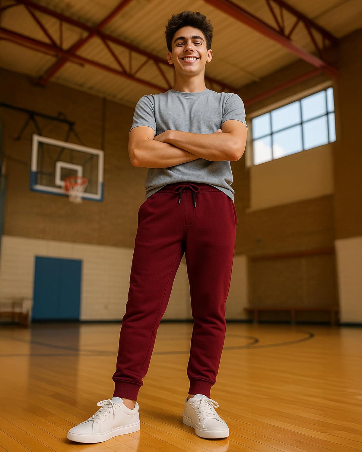 Tuff Guys Boys Sweatpants - Active Performance Fleece Boys Joggers Athletic Pants with Pockets & Drawstring Waistband (8-20) - Image 2