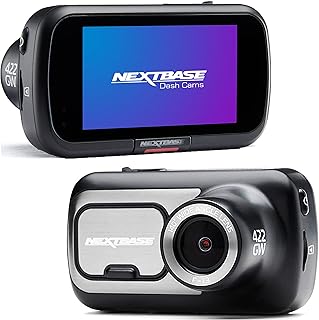 Nextbase 422GW Dash Cam 2.5" HD 1440p Touch Screen Car Dashboard Camera, Amazon Alexa, WiFi, GPS, Emergency SOS, Wireless, Black
