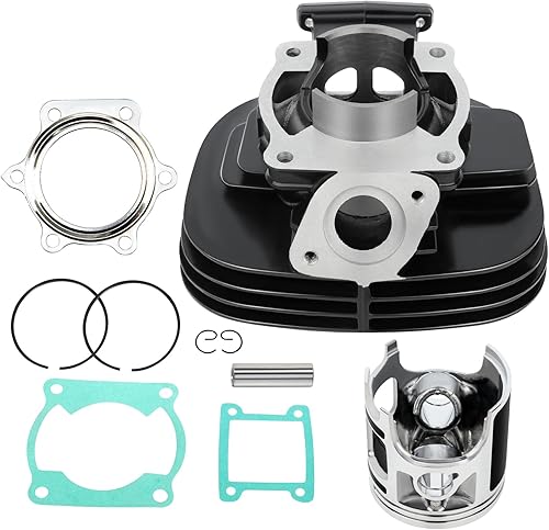 Miniatura 8 de SCITOO Culatas de motor para Honda S65 SL70 XL70 XR70R C70 CL70 CL70 CRF70F CT70 NUEVO Cilindro pistón anillos y kit de juntas