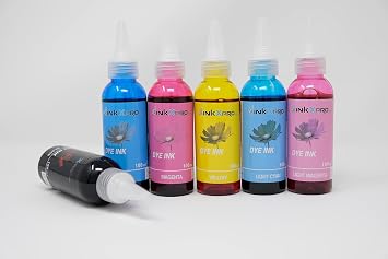 600ml High Definition Photo dye Ink Refill Set for CIS/CISS or refillable cartridges Stylus Photo Printers 1400, 1410, Artisan 1430 800 837 730 710