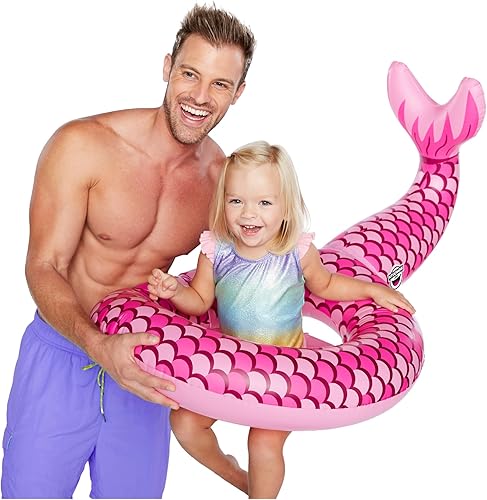 BigMouth Inc Lil' Flotador de agua – Flotadores de piscina para bebés y niños de 1 a 3 años, para nadadores principiantes, fácil de inflar y