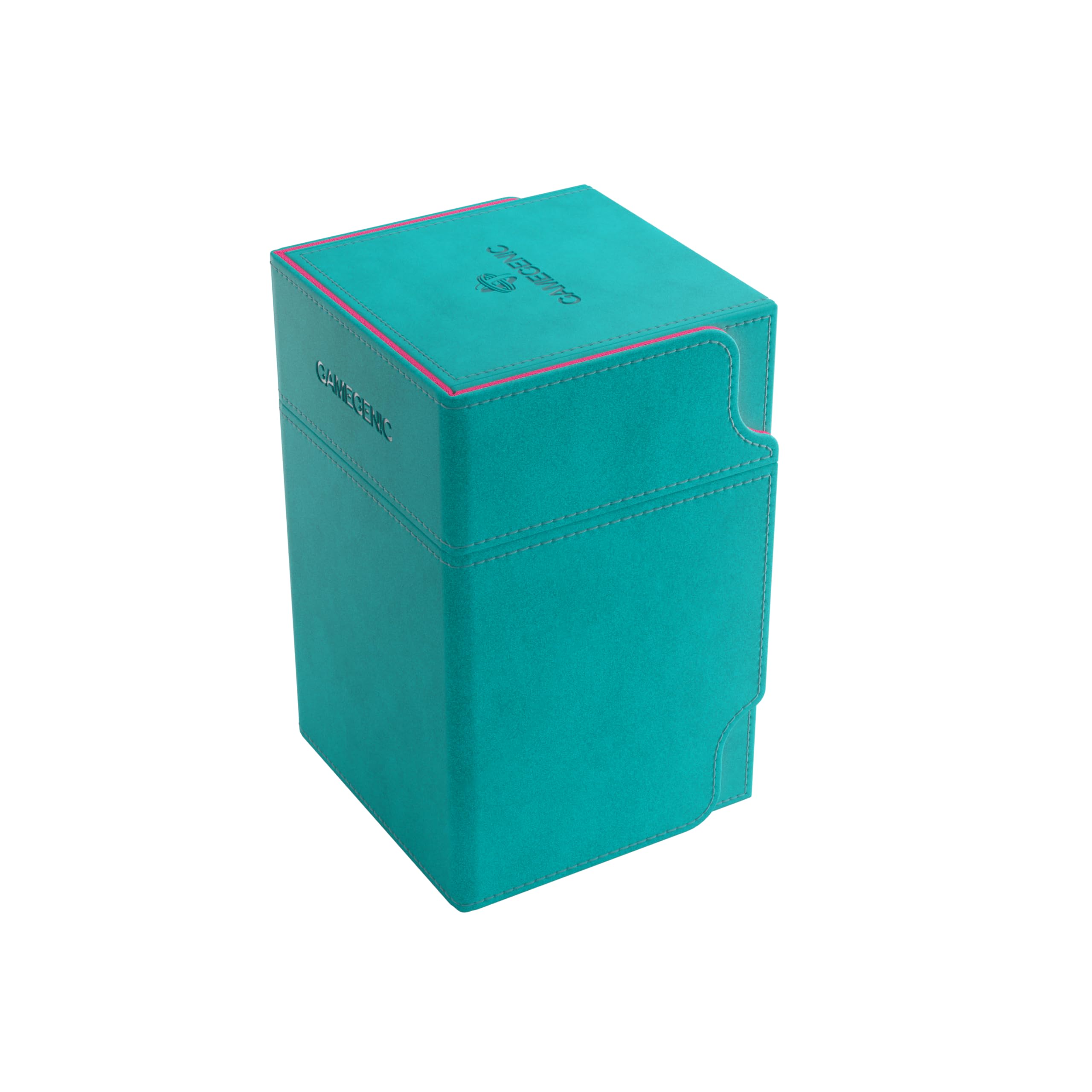 Gamegenic | Watchtower Deck Pod 100+ XL - Teal/Pink | Trading Card Game Accessory