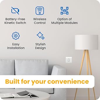 Kinetic Grid Compatible Smart Switch (2-Gang) and Smart Switch Module (2) Kit