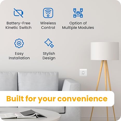 Kinetic Grid Compatible Smart Switch (2-Gang) and Smart Switch Module (2) Kit