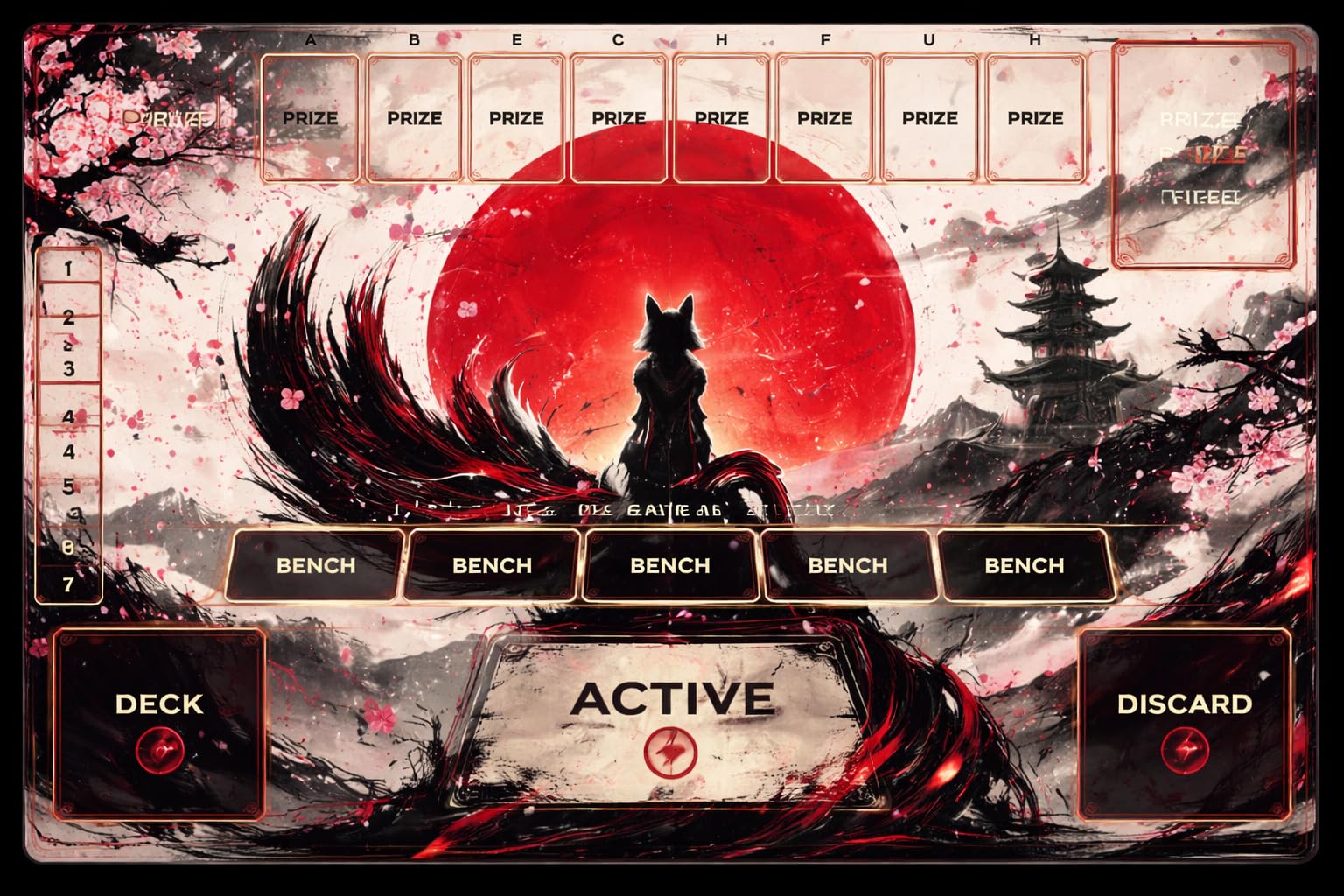 Amazon | TCG プレイマット 60×35cm 3mm厚 カードゲームマット ラバー