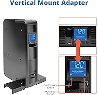 Vista 9 de Tripp Lite SMART1500LCD 1500VA UPS de Montaje en Rack de Batería de Respaldo, 900W, 8 tomas de corriente, Onda Senoidal PWM, UPS de Montaje en Rack