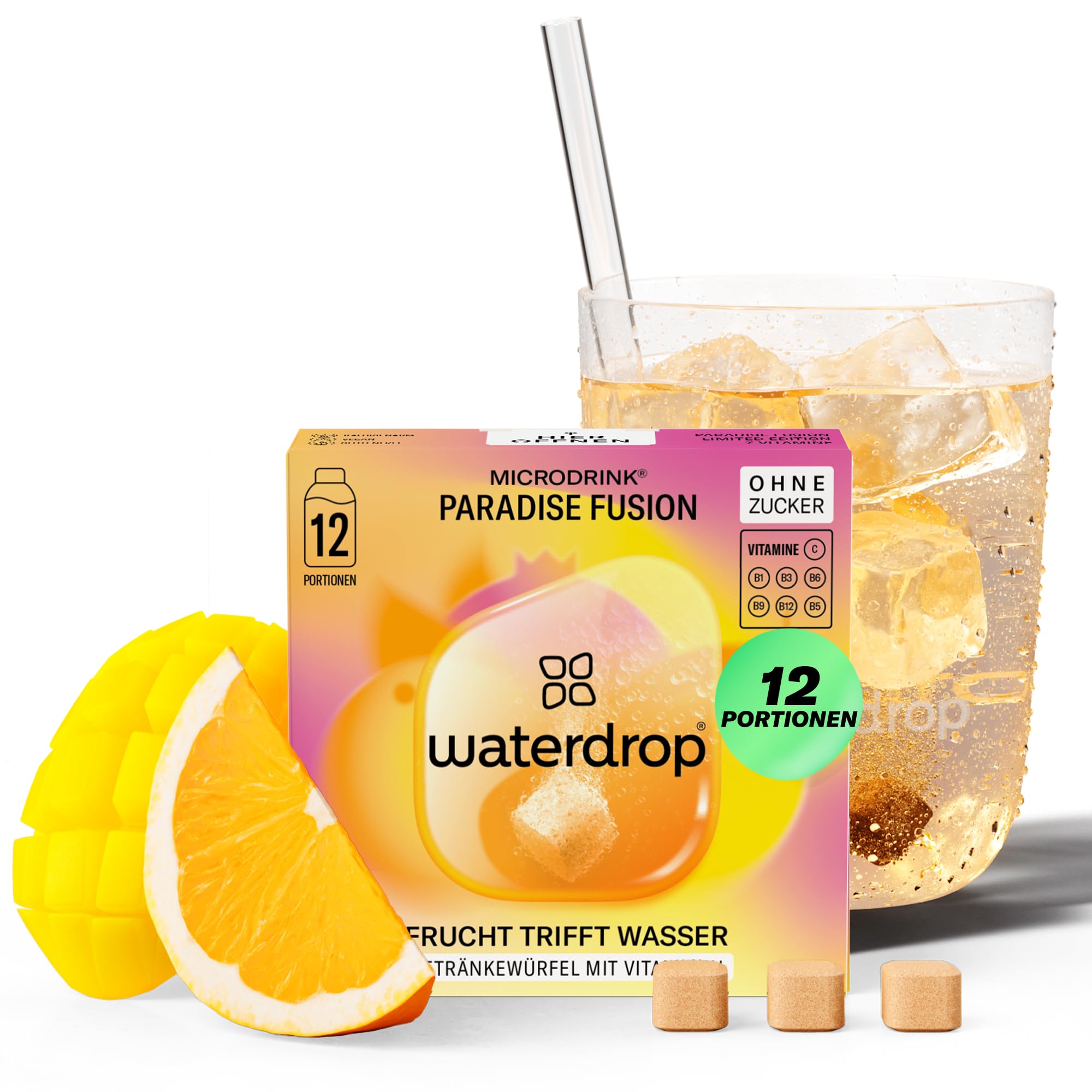 waterdrop® Paradise Fusion – 12 Würfel