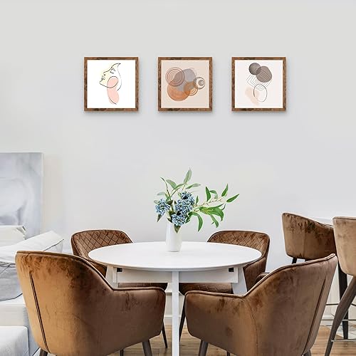 Miniatura 222 de Picrit - Juego de 12 portarretratos de 5 x 7 pulgadas para colgar en la pared o exhibir sobre una mesa, para fotos de 4 x 6 con paspartú o 5 x 7