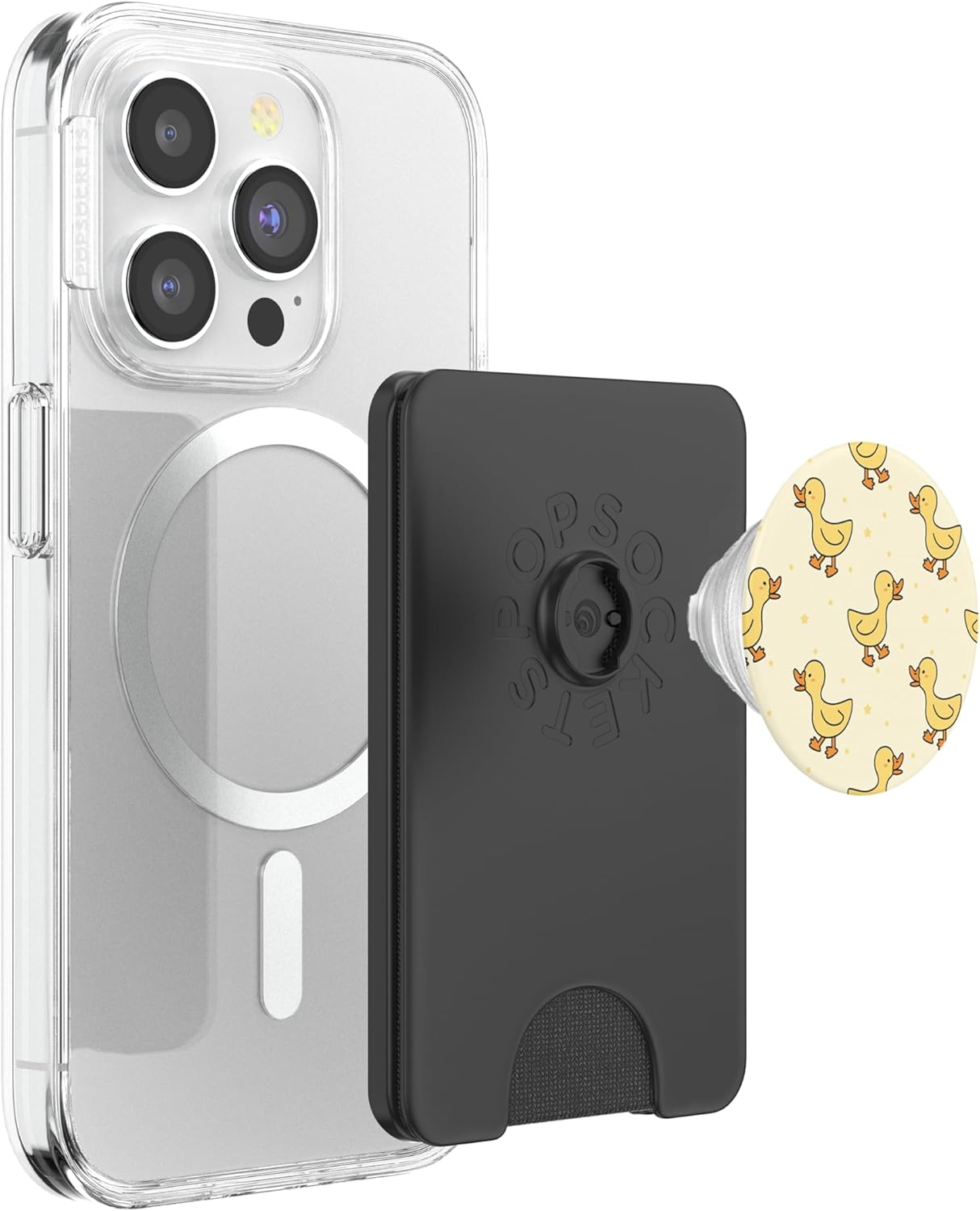Ducks Pattern PopSockets PopWallet for MagSafe