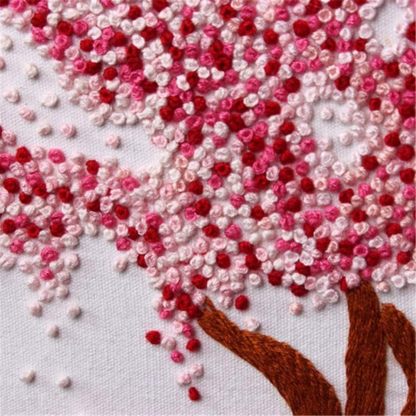 Embroidery Starter Kit: Cherry Blossom Tree DIY -5 Embroidery Starter Kit: Cherry Blossom Tree DIY -5