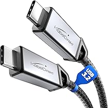 KabelDirekt – Cavo USB-C All-in-One, USB 3.2 Gen 2, Connettori Metallici + Design Intrecciato – 1 m (20 Gbit, s per Dati, Video, Ricarica Veloce 240 W, Cavo Universale Dati, Ricarica, Monitor, Nero)