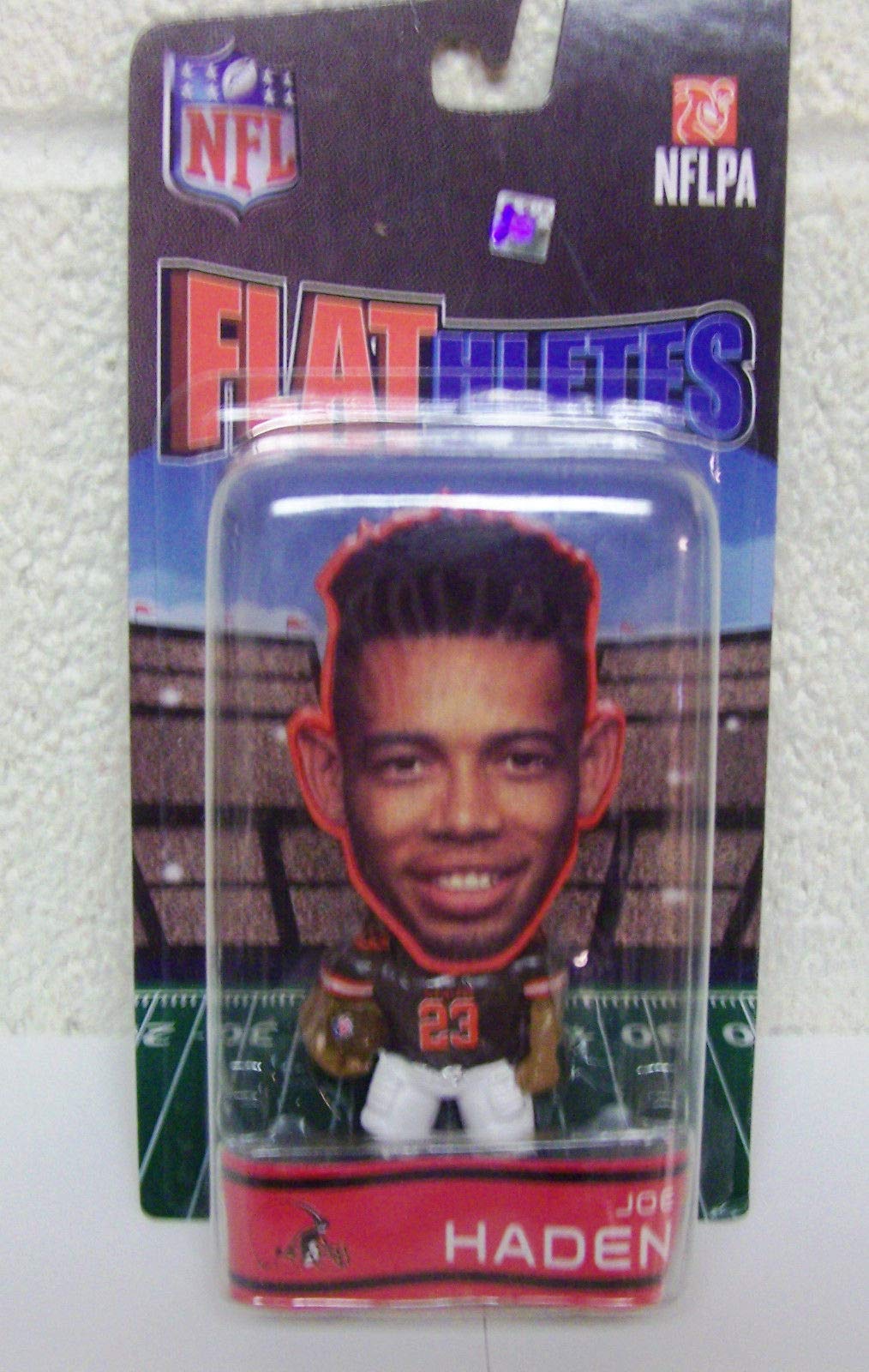 FOCO NFL Cleveland Browns Haden J. #23 Flathlete Figurine, Orange, One Size