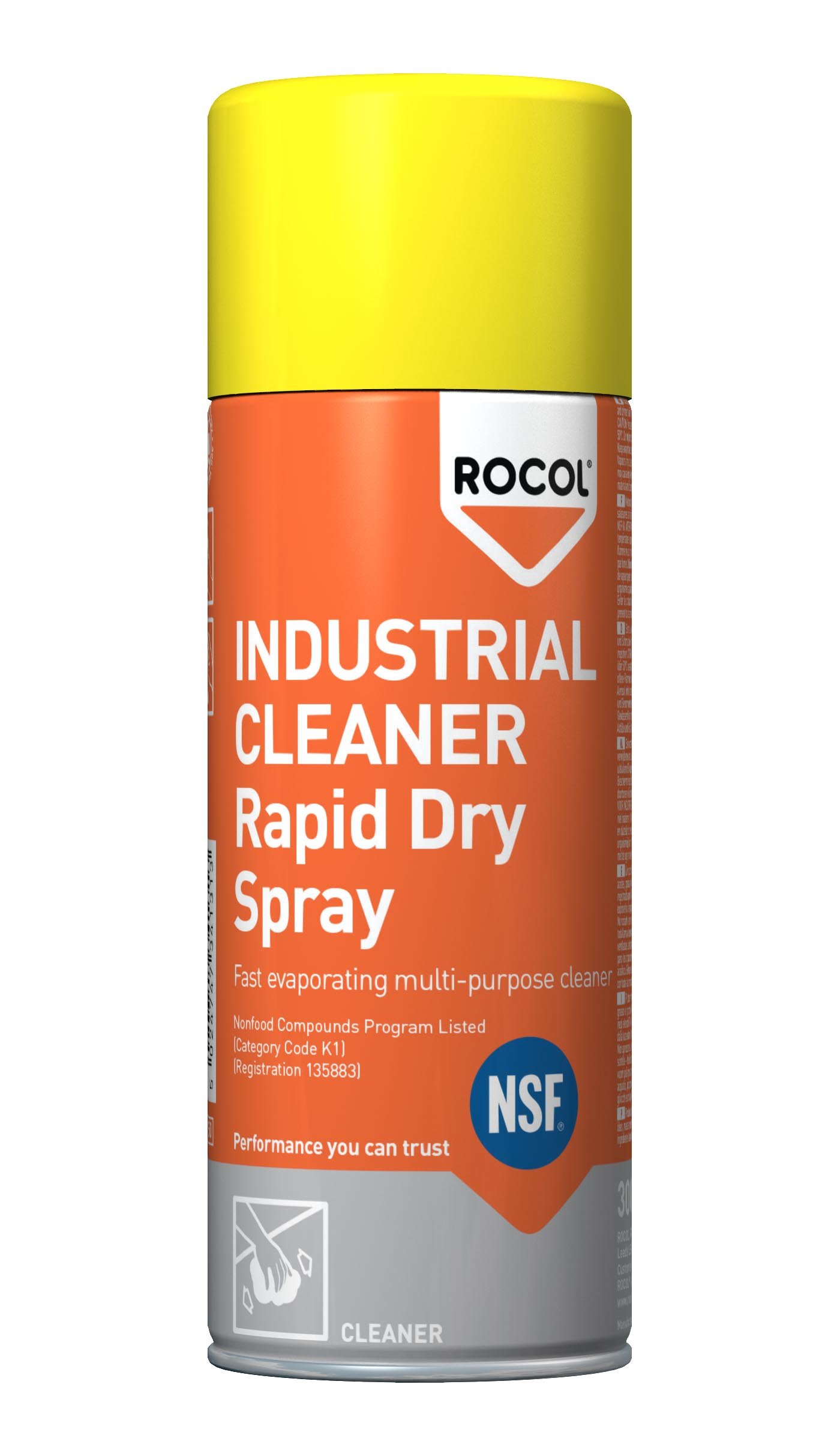 Rocol 34131 300ml Industrial Cleaner Rapid Dry Spray