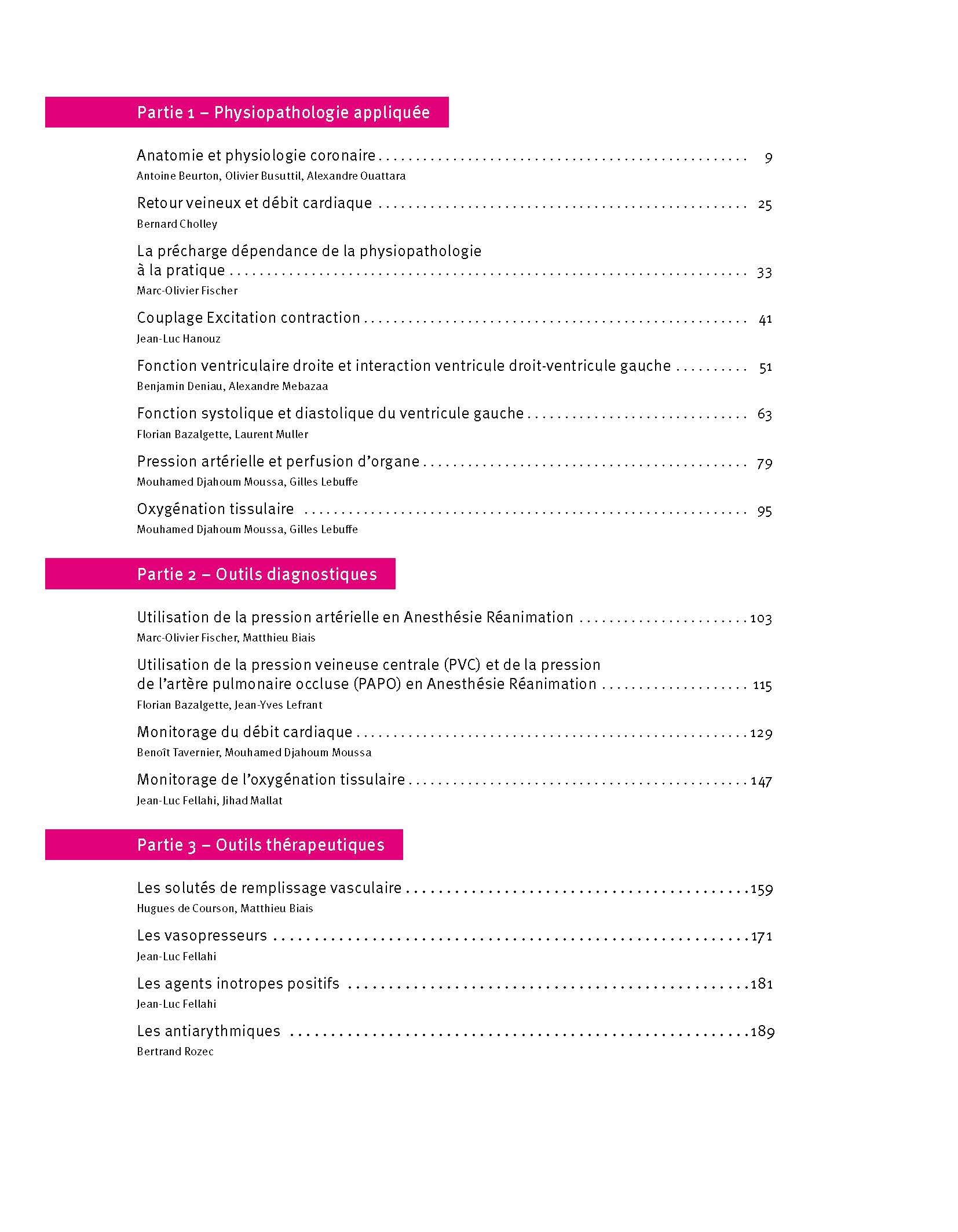 Manuel d'hémodynamique appliquée en Anesthésie Réanimation et Médecine péri-opératoire: 2e édition révisée et augmentée